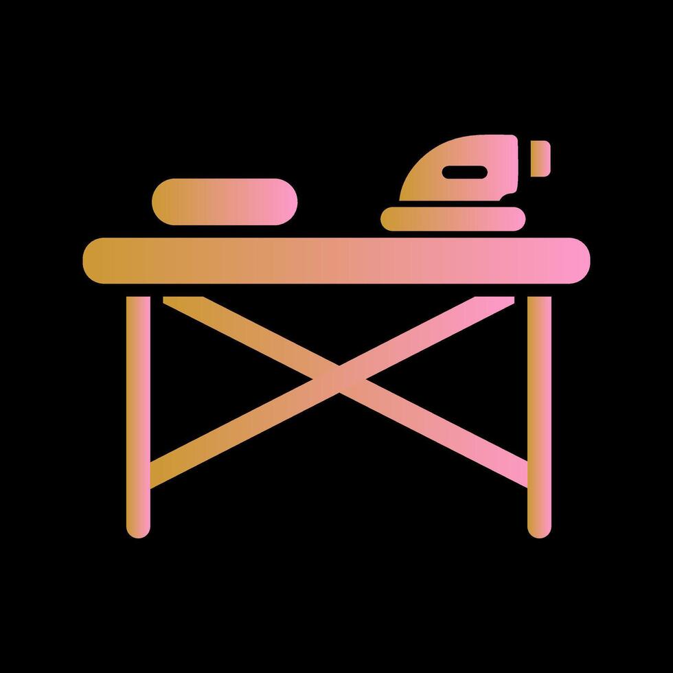 Iron Stand Vector Icon
