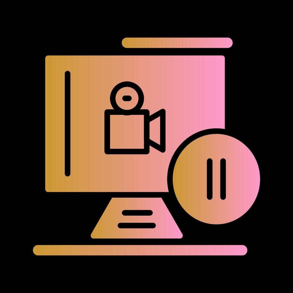 Pause Button Vector Icon