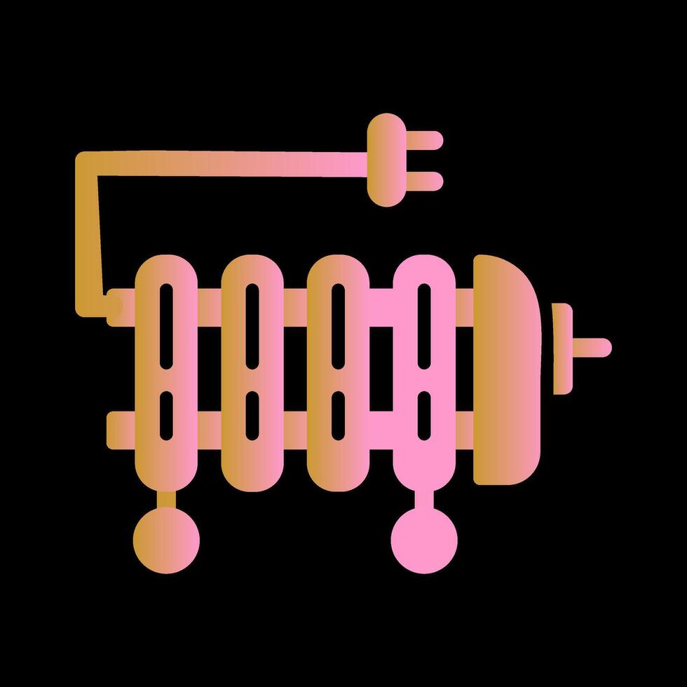 Oil Heater Vector Icon