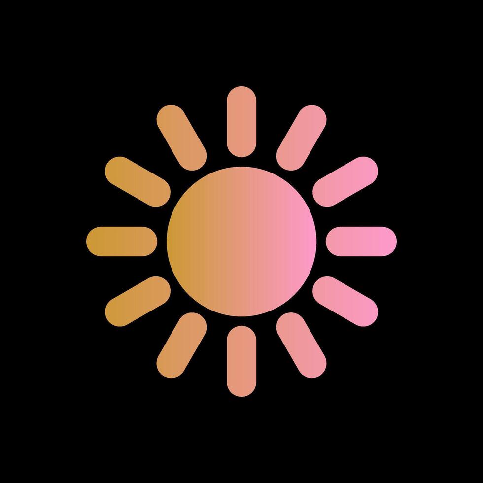 Sun Vector Icon