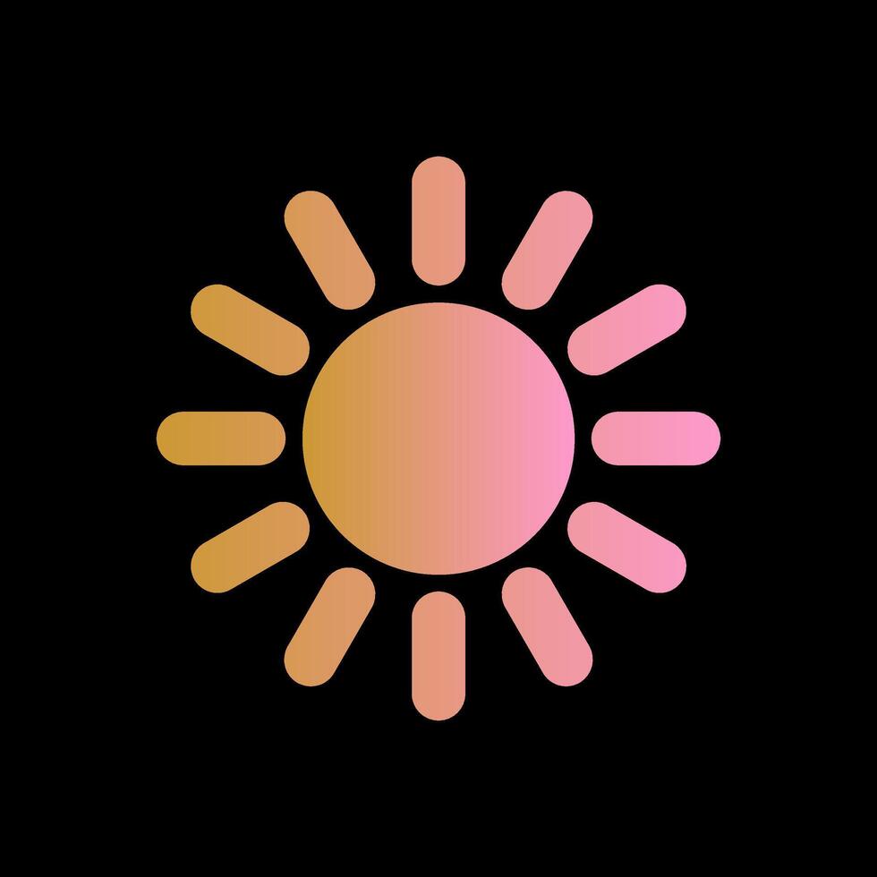 Sun Vector Icon