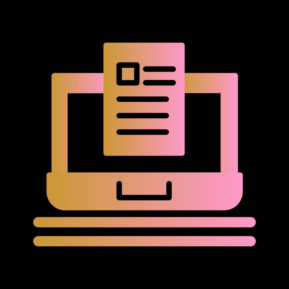 Blog Vector Icon
