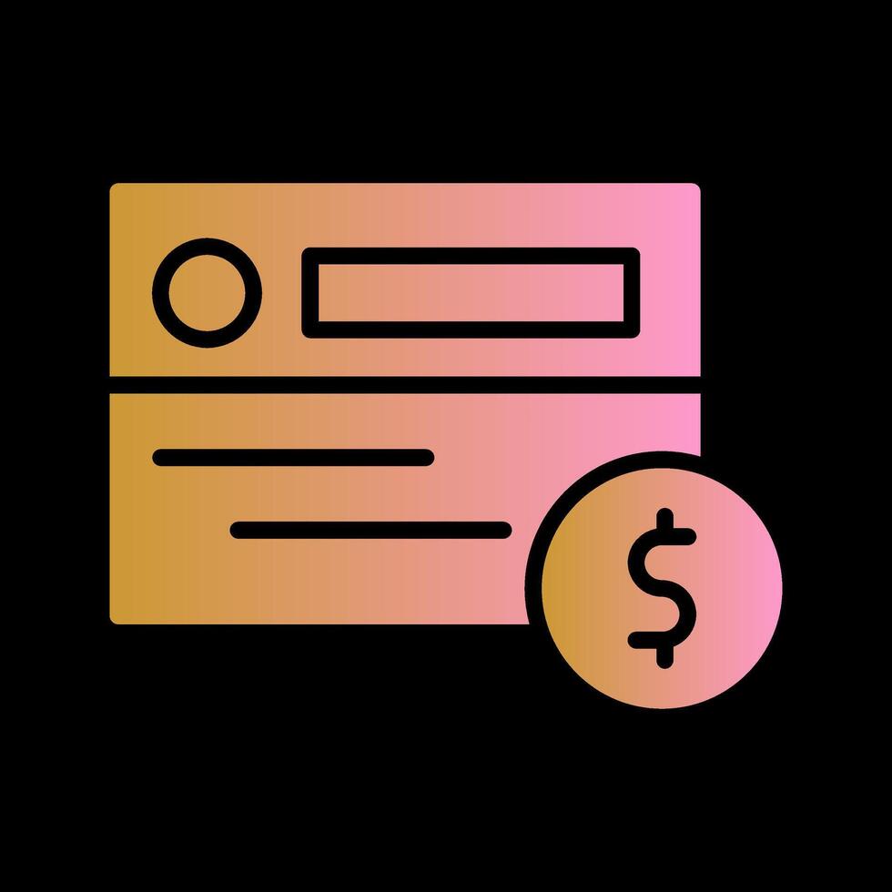 Card Payment Vector Icon