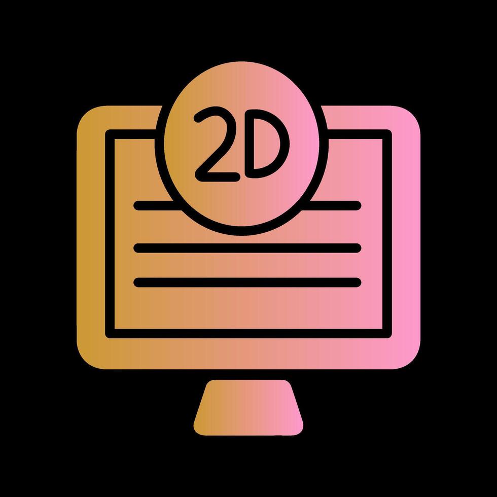 2D Quality Screen Vector Icon