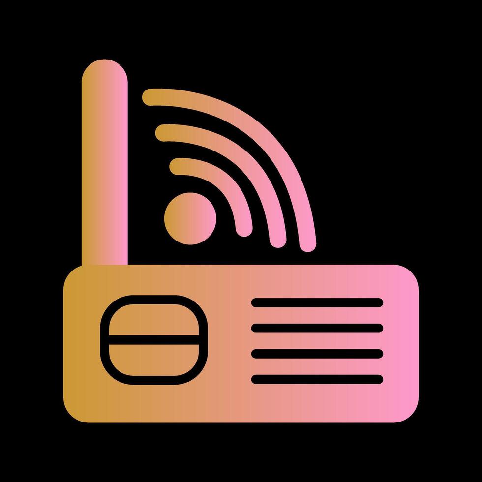 Modem Wifi Vector Icon