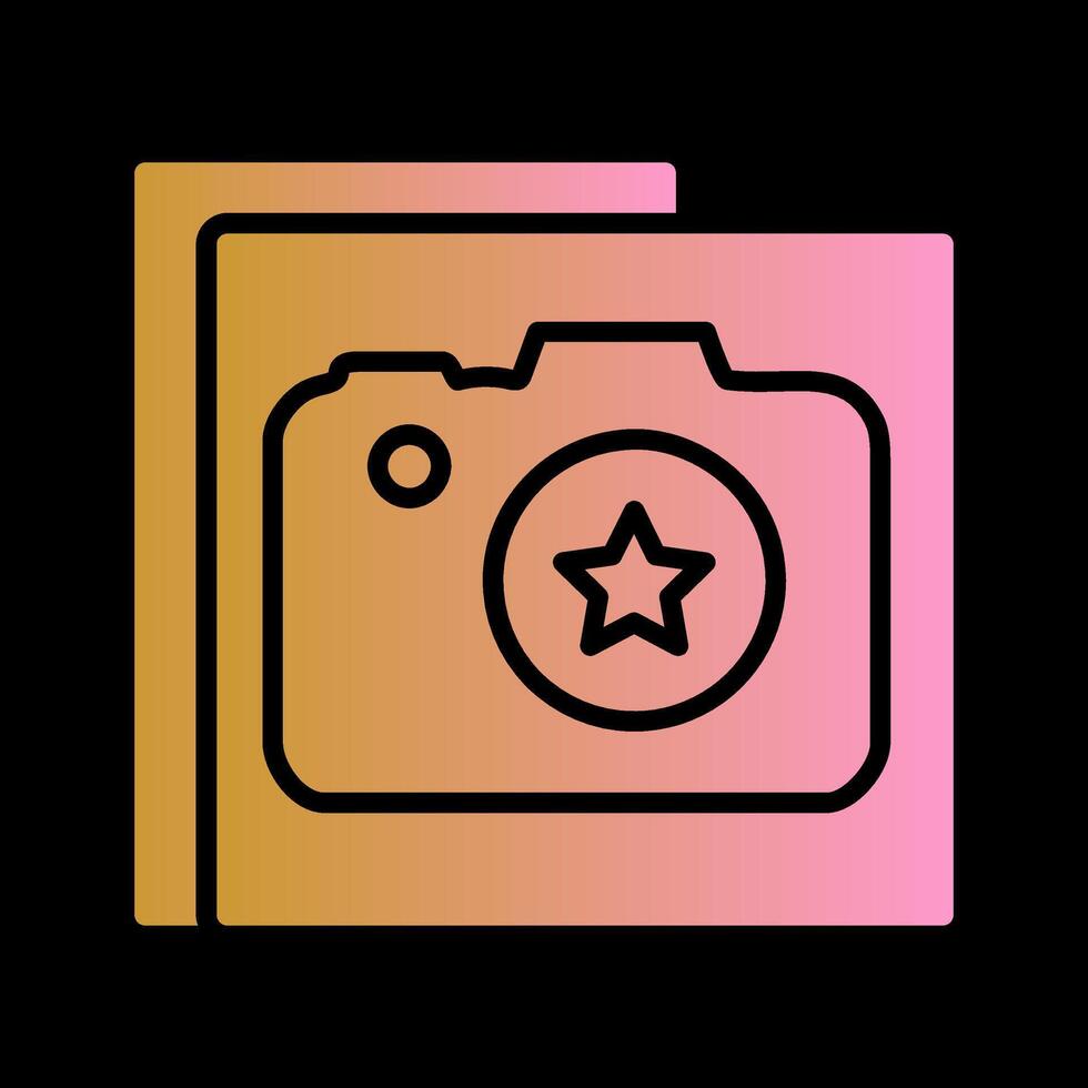 Star Photography Vector Icon