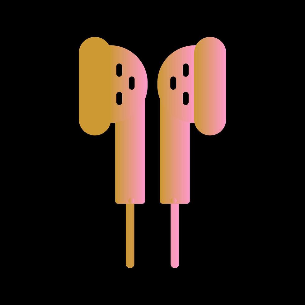 Earphones Vector Icon