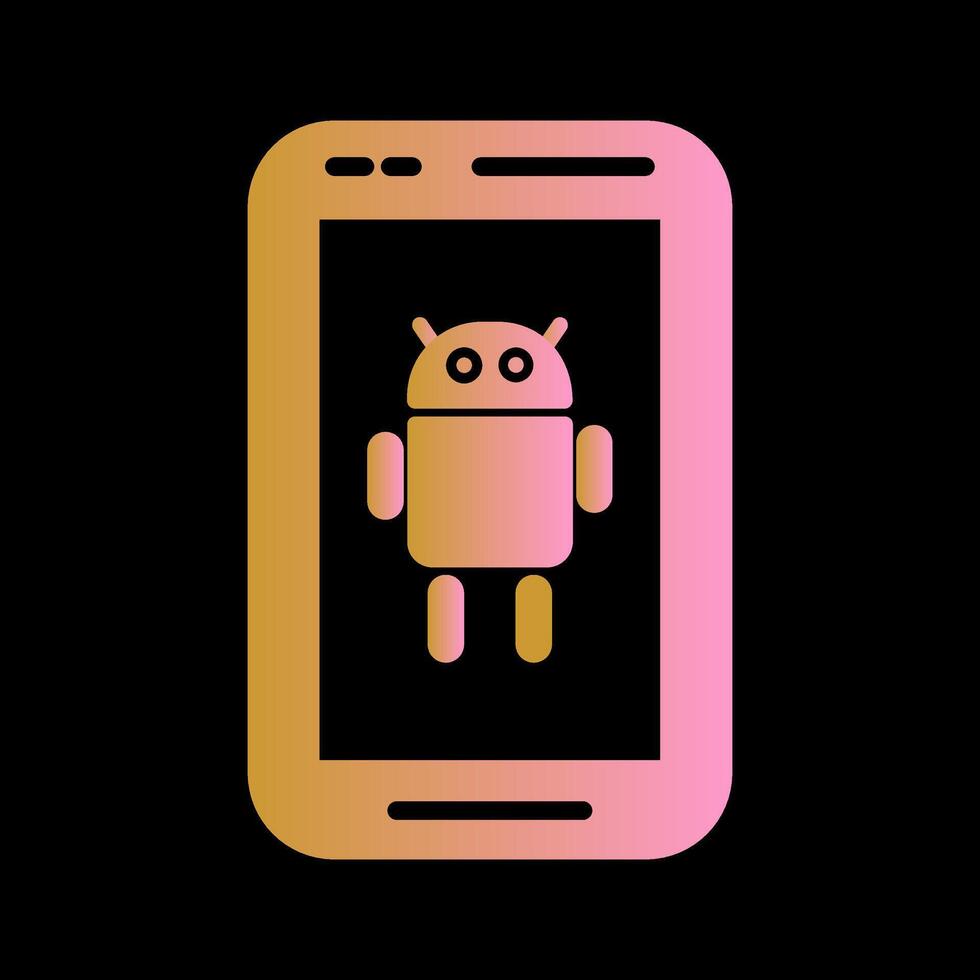 icono de vector de Android