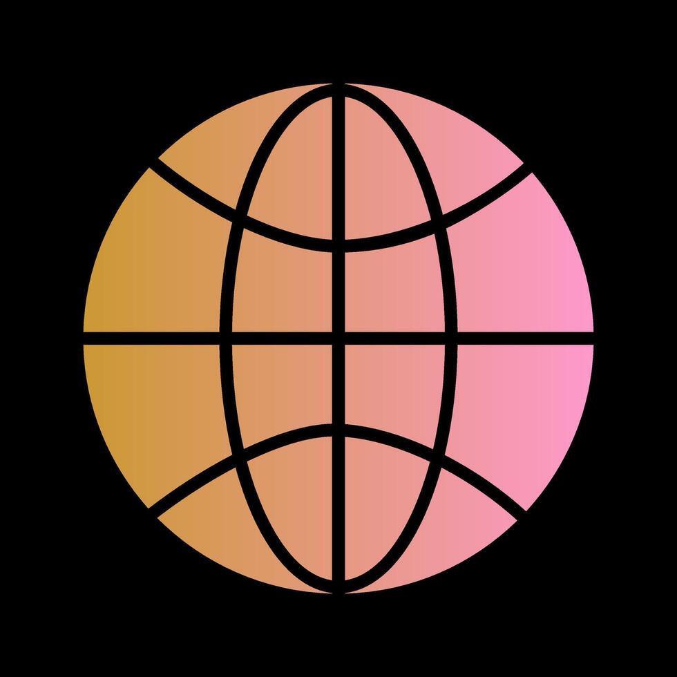 icono de vector de globo