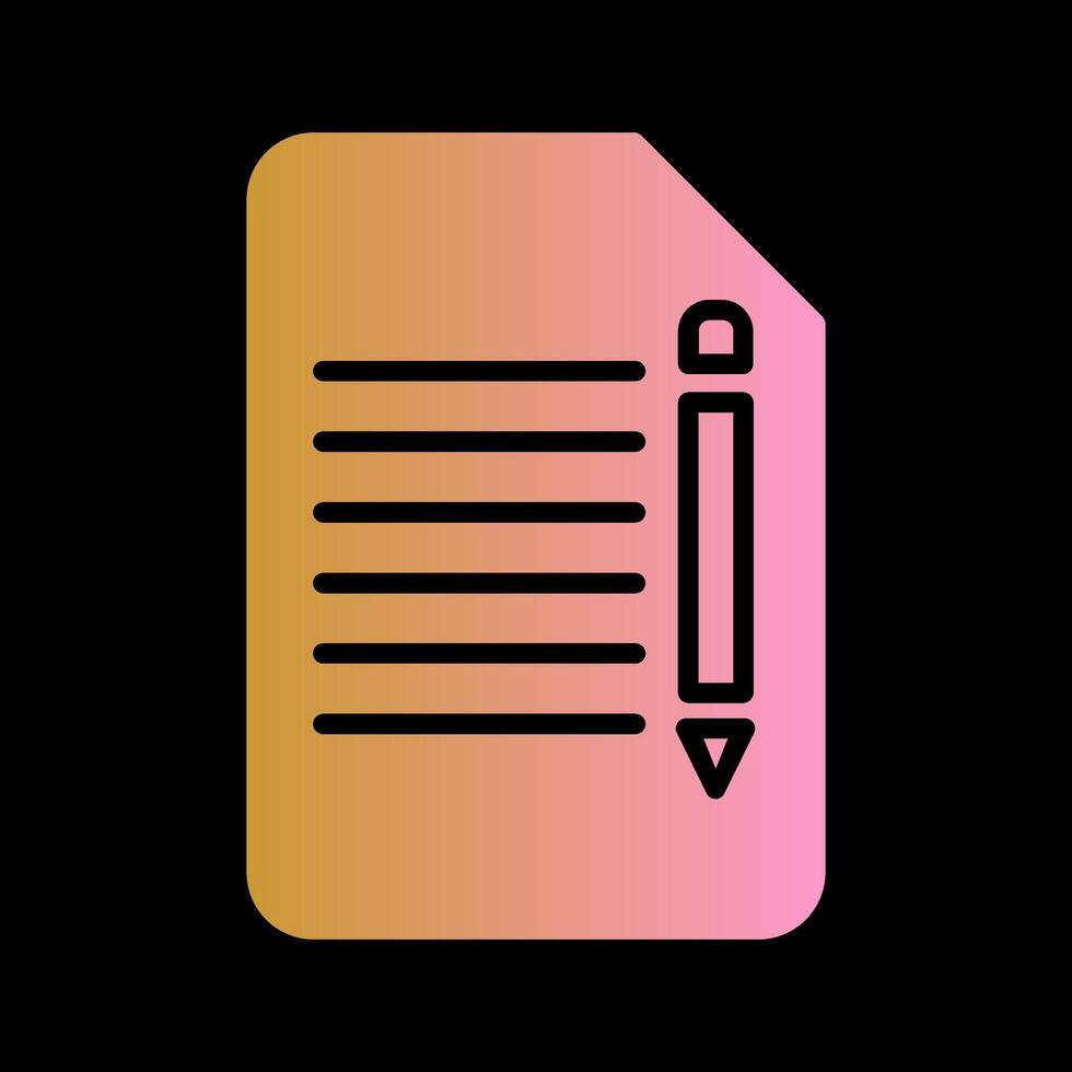 Edit Document Vector Icon