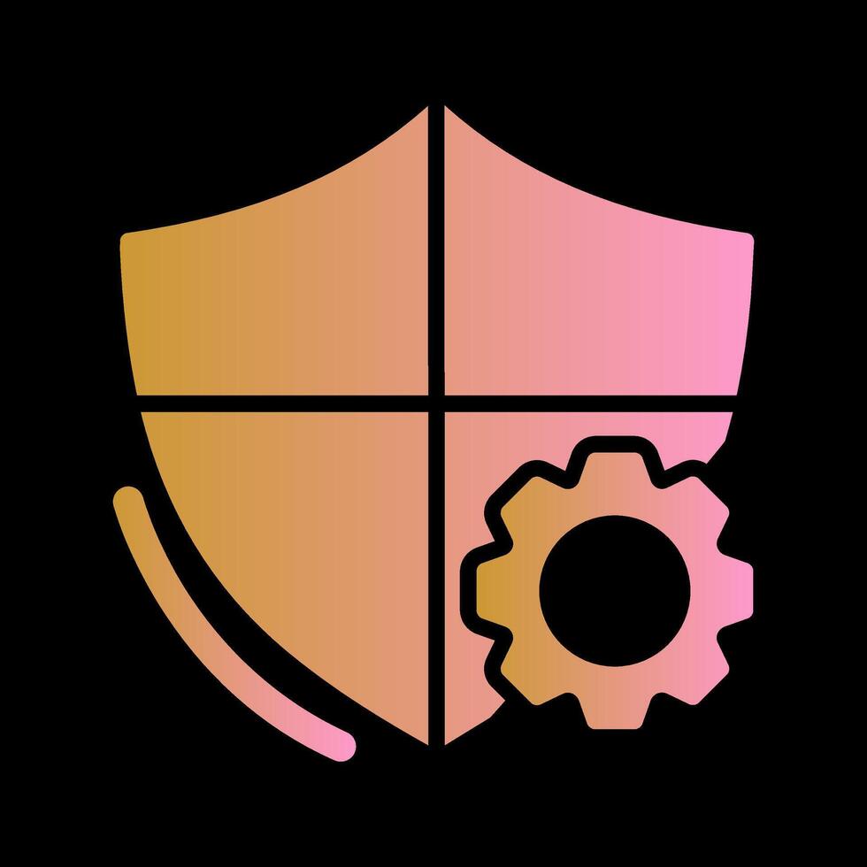 Shield Settings Vector Icon