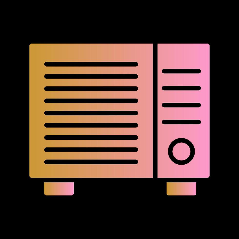 AC Window Unit Vector Icon