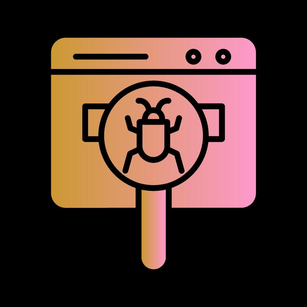 Web Bug Vector Icon