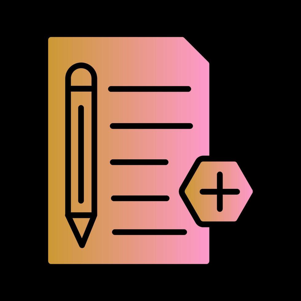 Medical Documents Vector Icon