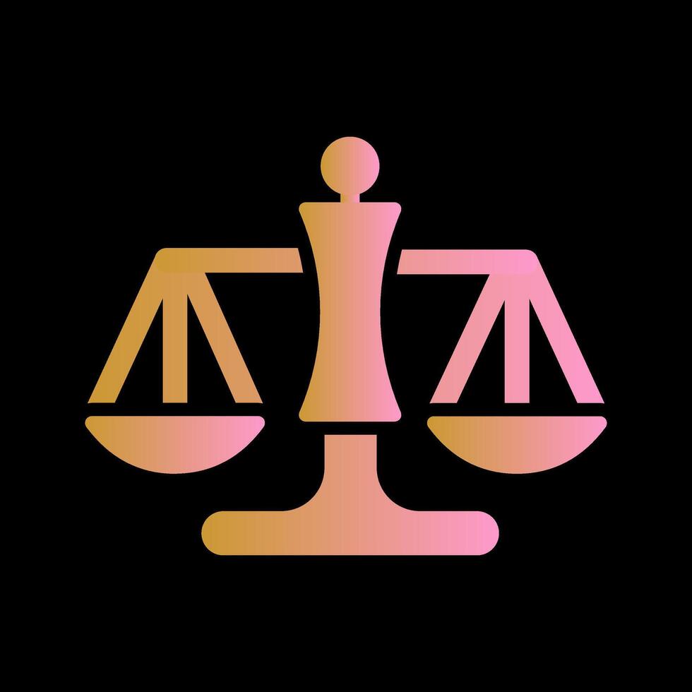 Justice Scale Vector Icon