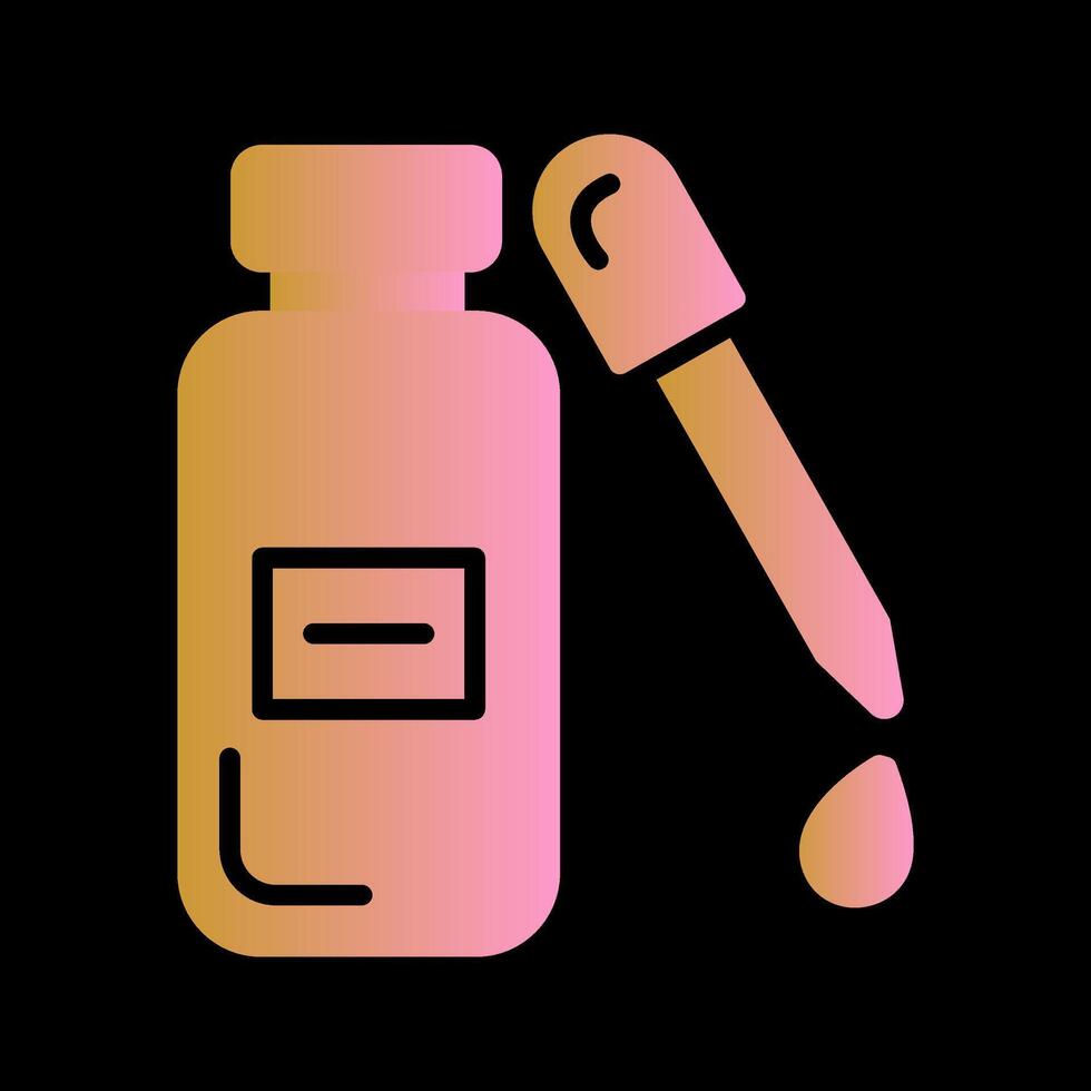 Drops Bottle Vector Icon