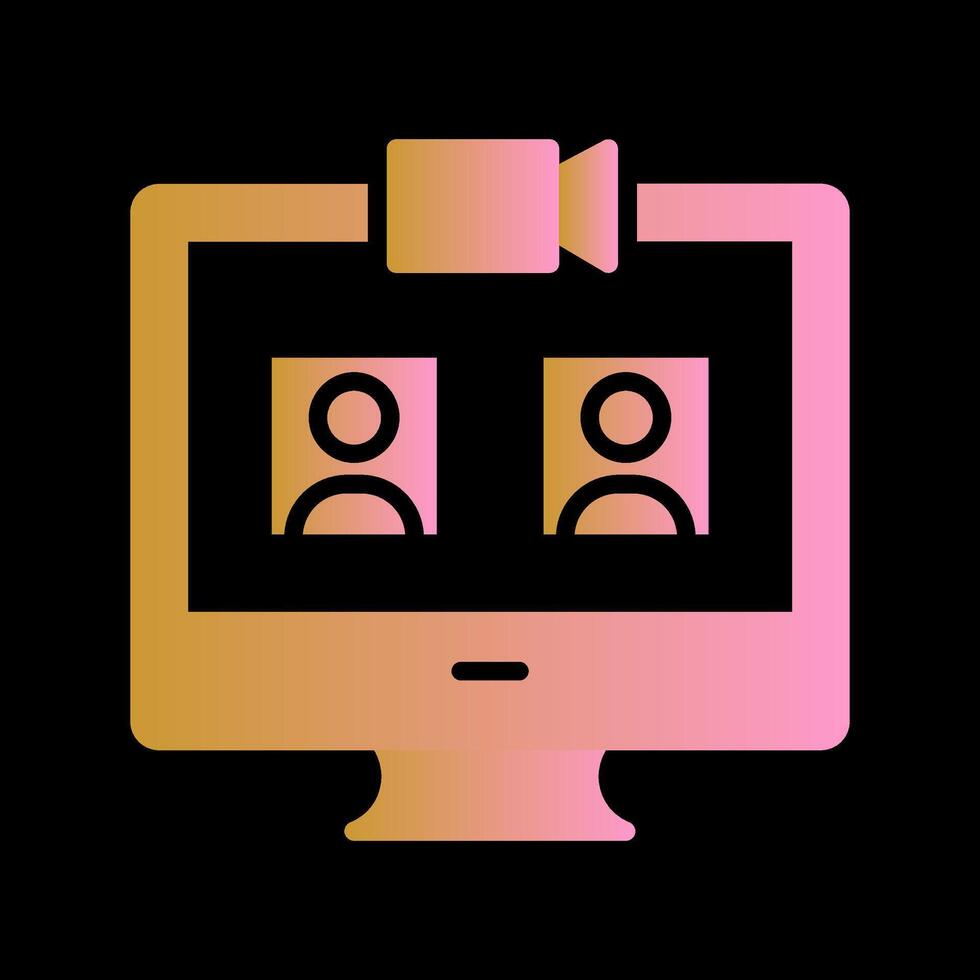 Video Call Vector Icon