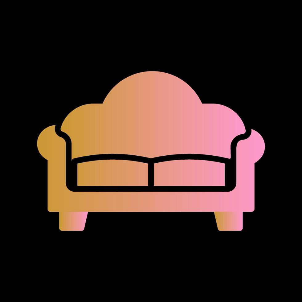 Double Sofa Vector Icon