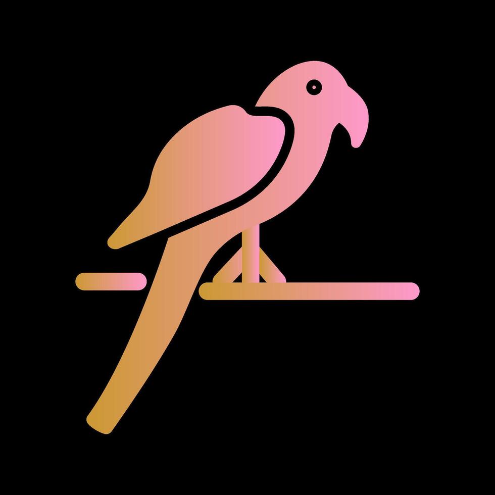 icono de vector de loro