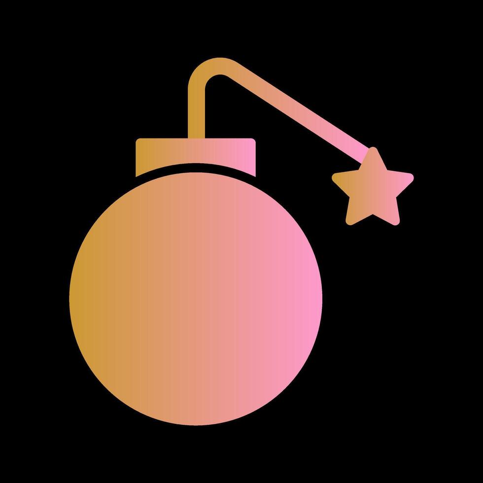 Exploding Cannon Ball Vector Icon