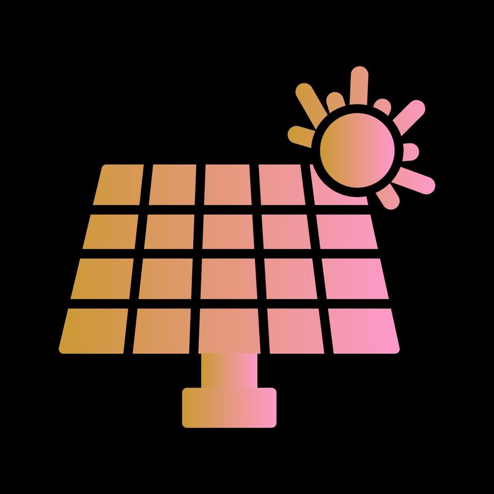 Solar Panel Vector Icon