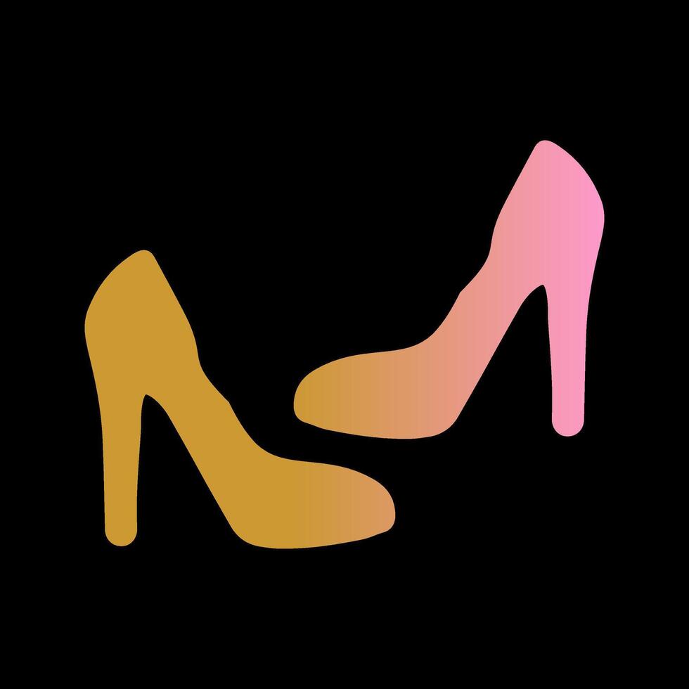 icono de vector de tacones