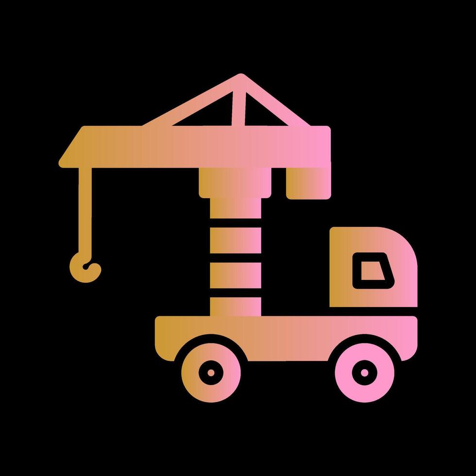 Lifter Crane Vector Icon