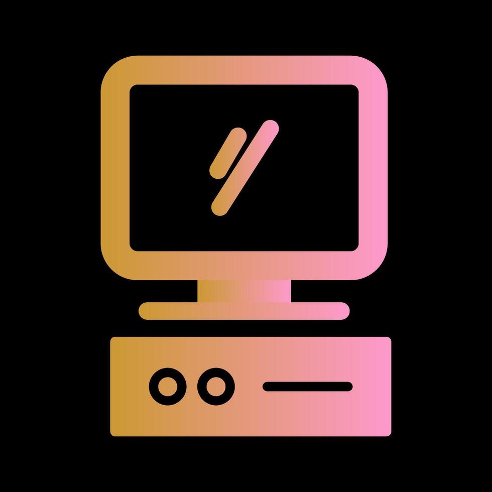 Computer Vector Icon