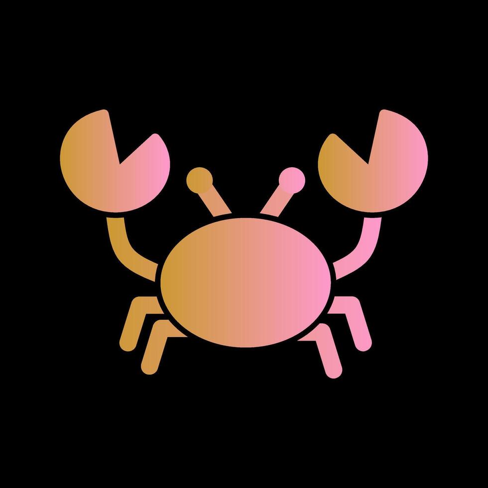 Crab Vector Icon