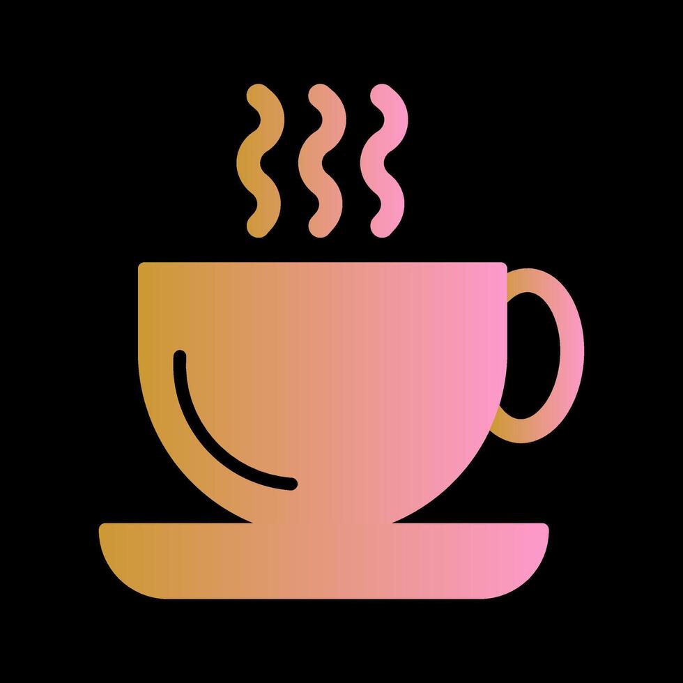 icono de vector de taza de café