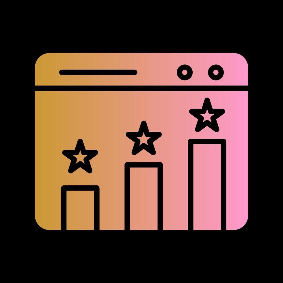 Website Ranking Vector Icon