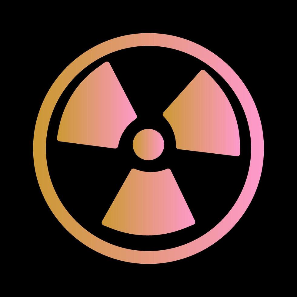 icono de vector nuclear