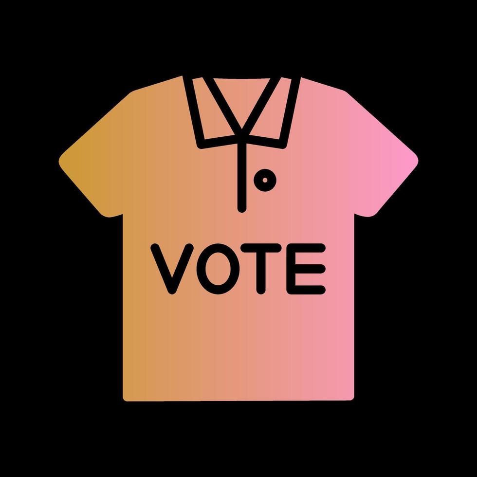 T Shirt Vector Icon