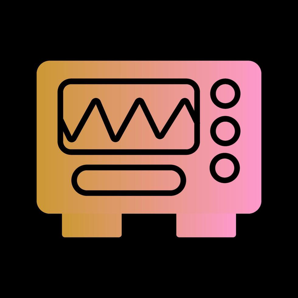 Oscilloscope Vector Icon