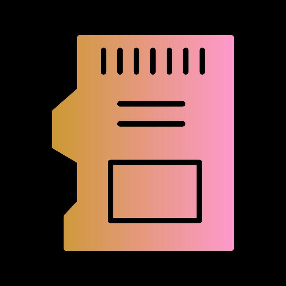 SD Card Vector Icon