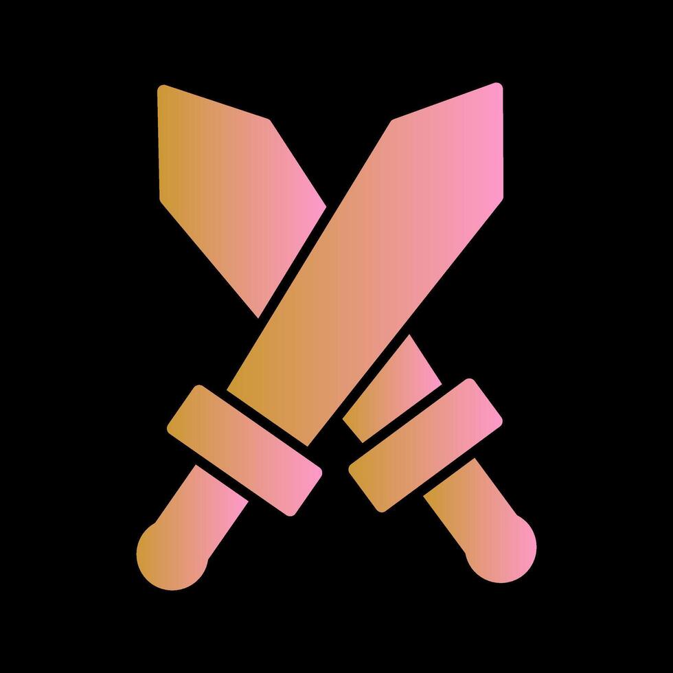 Two Swords Vector Icon
