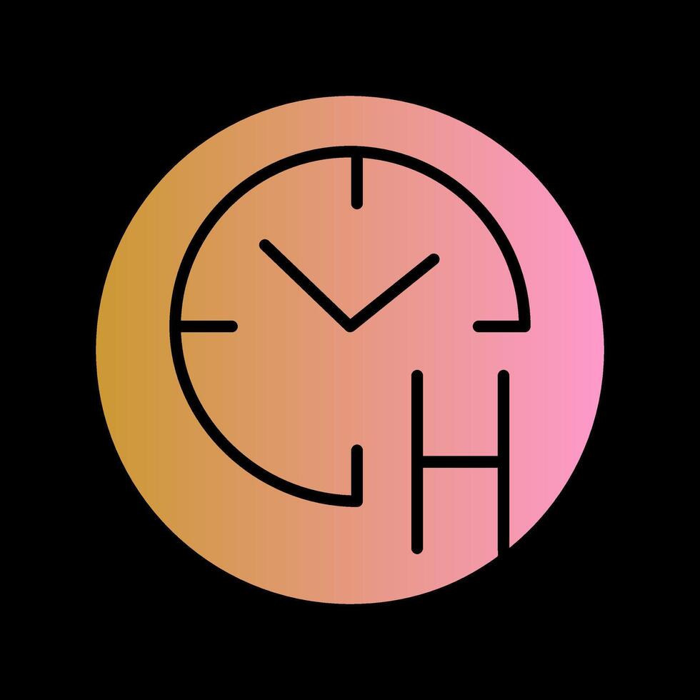 icono de vector de hora feliz