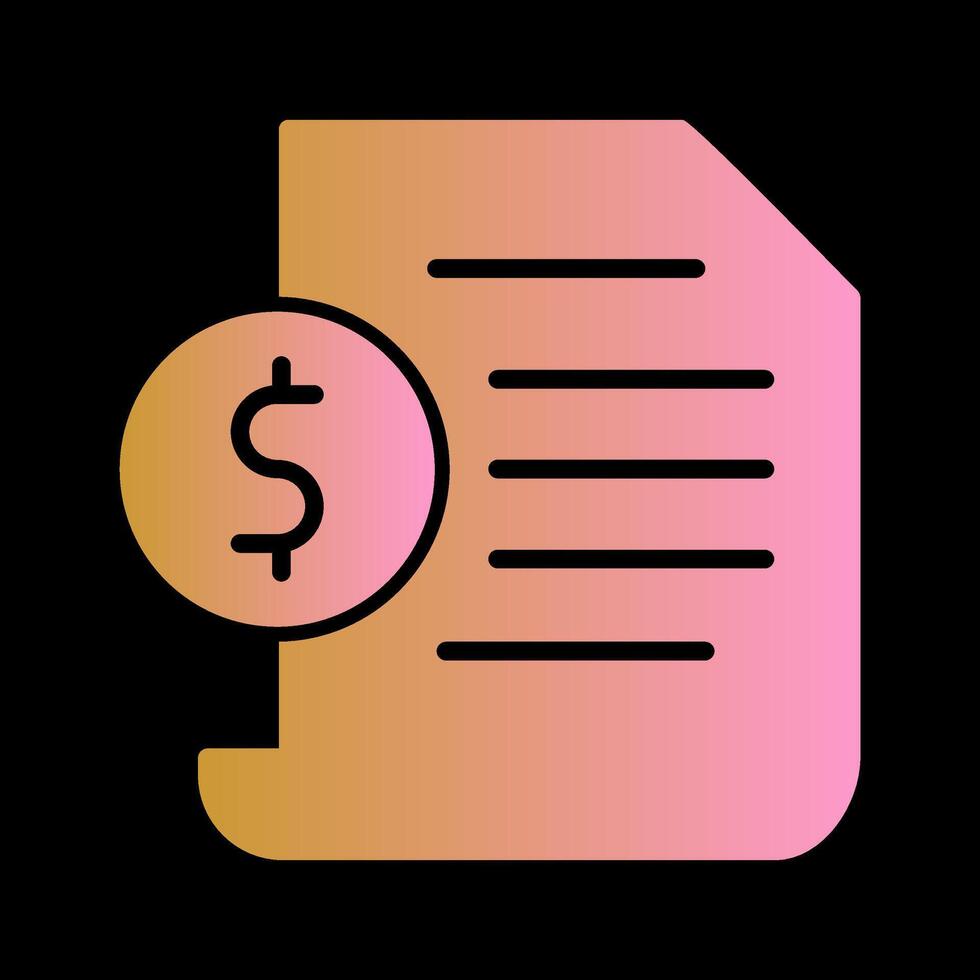 Invoice Vector Icon