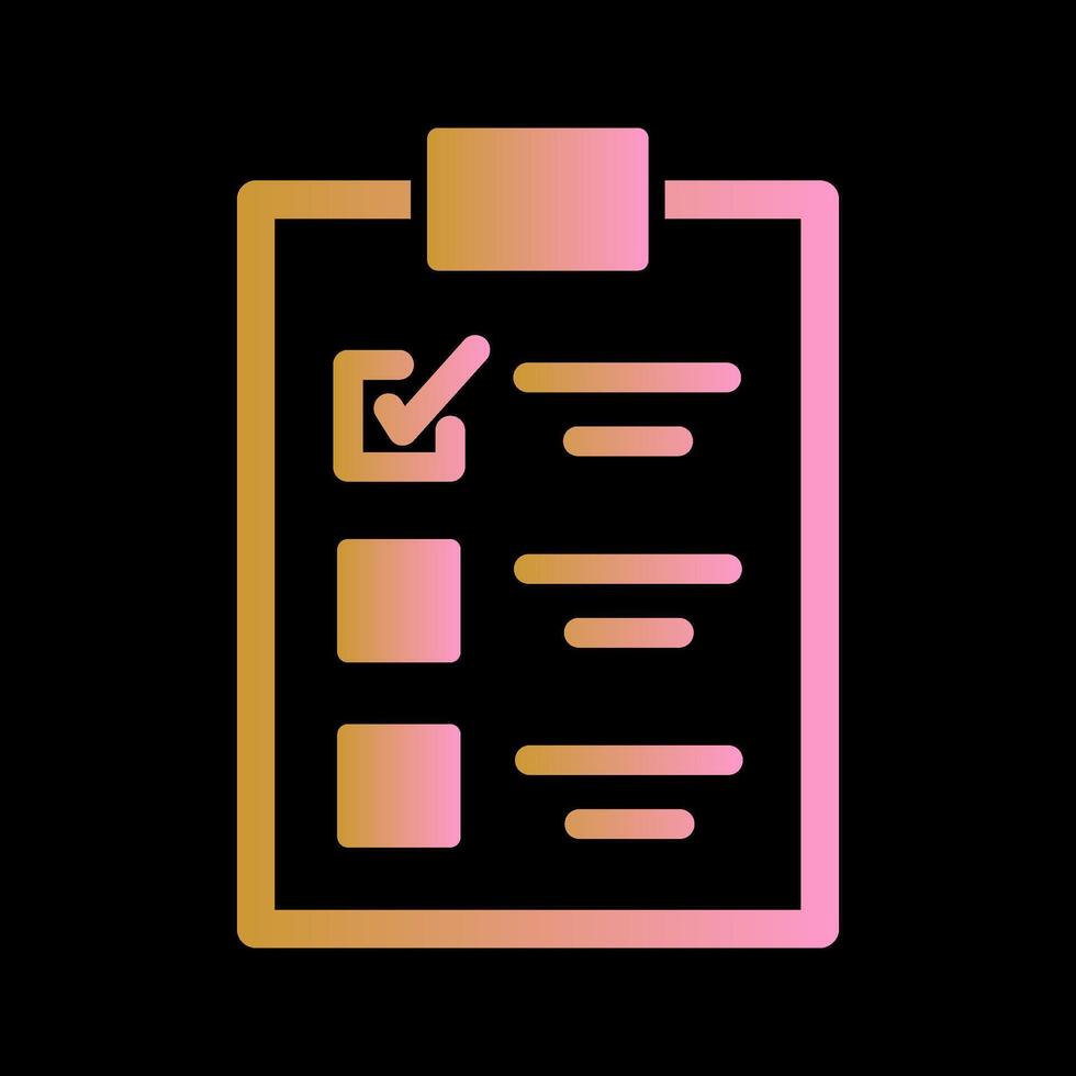 To Do List Vector Icon