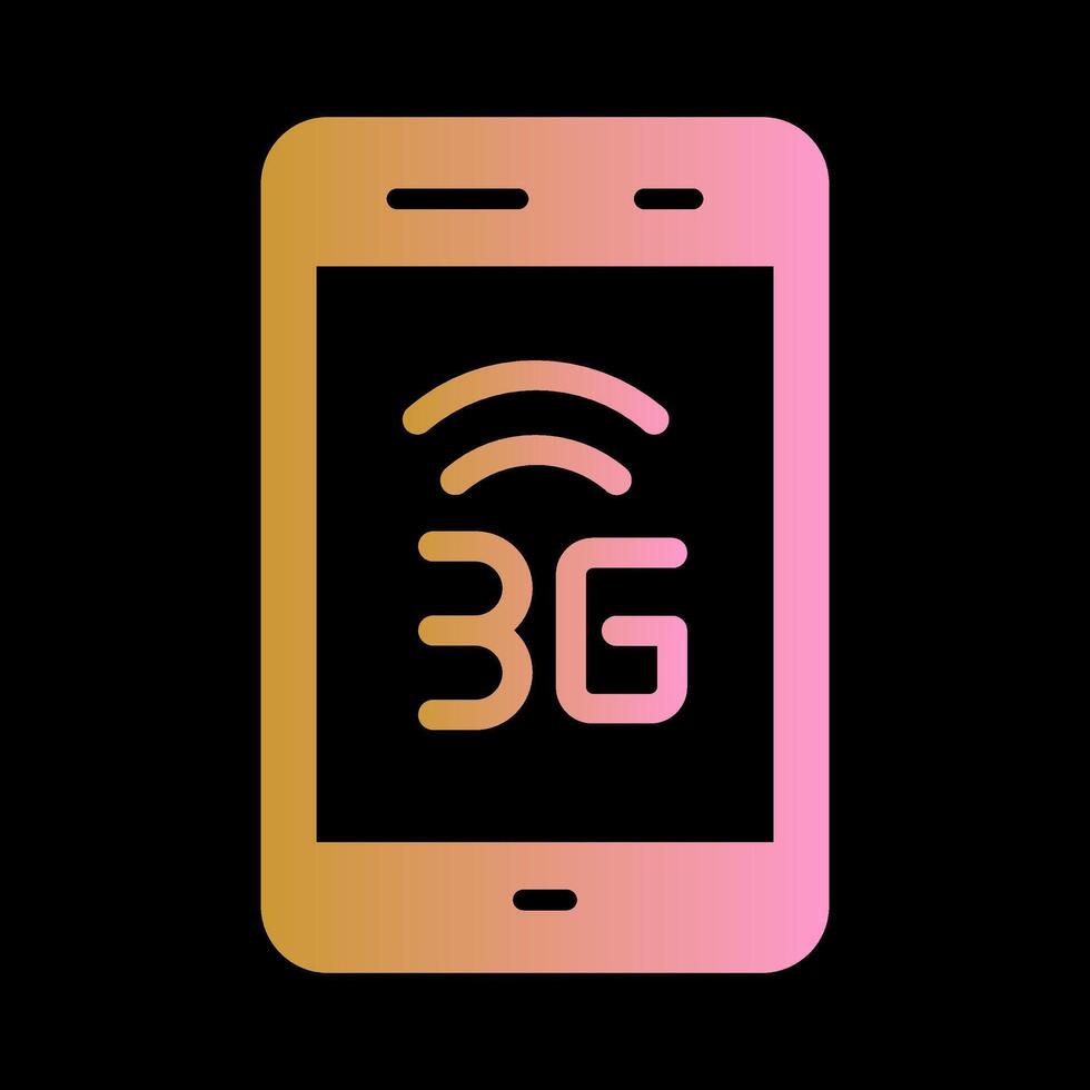 icono de vector 3g