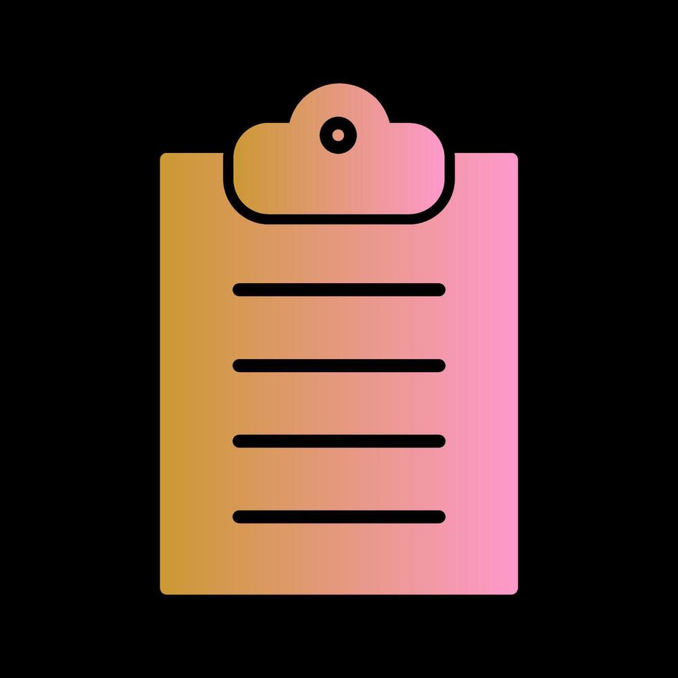 Clipboard Vector Icon