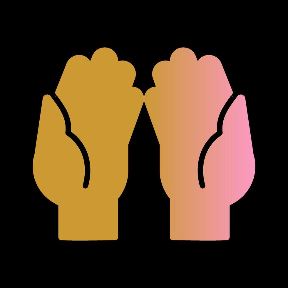 Praying Hands Vector Icon