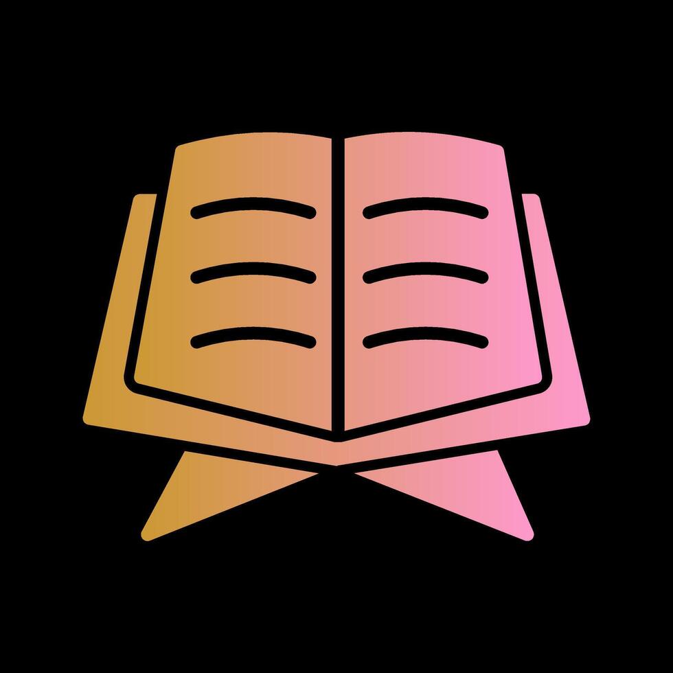 icono de vector de libro sagrado