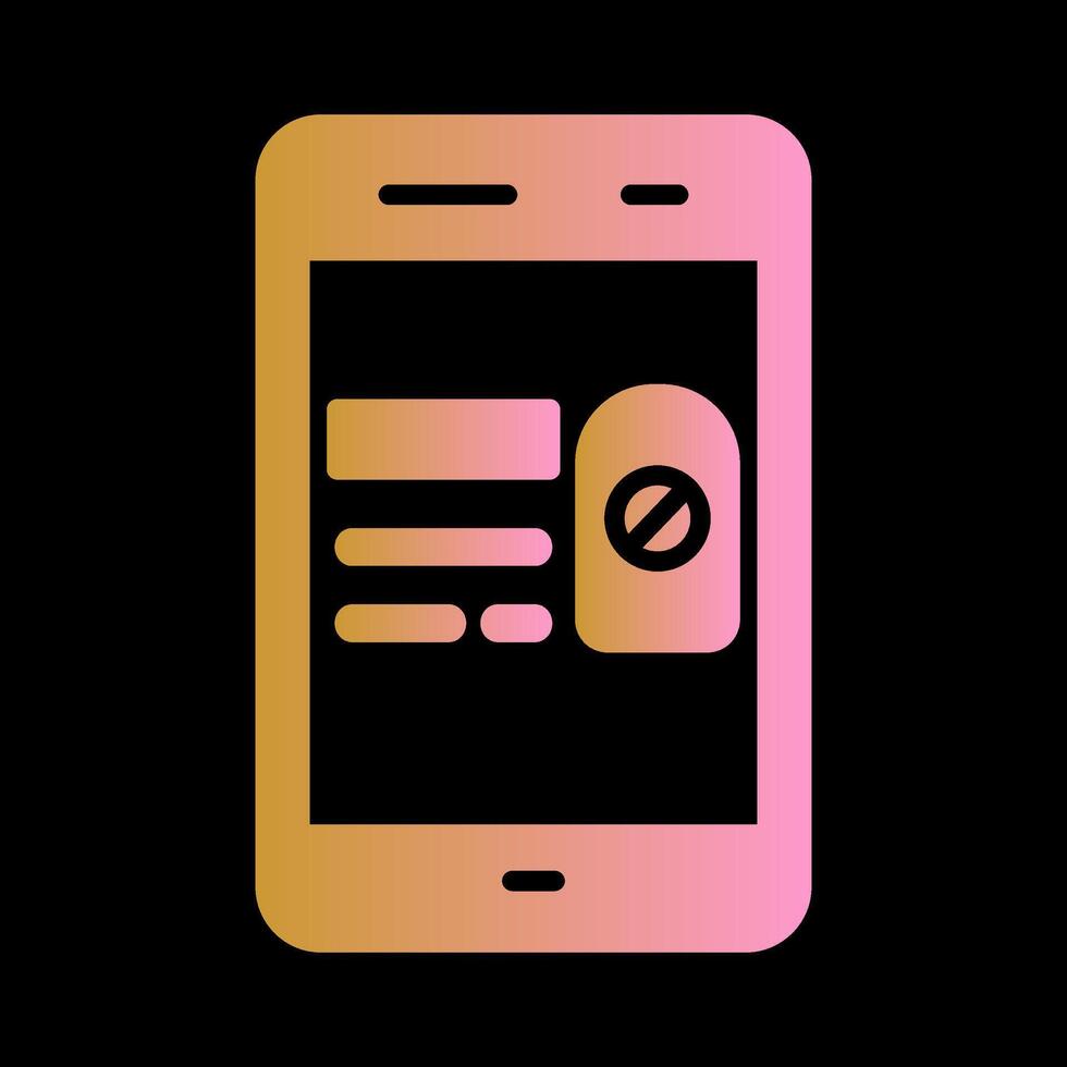 Do Not Disturb Vector Icon
