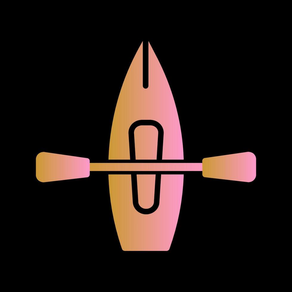 Kayak Vector Icon