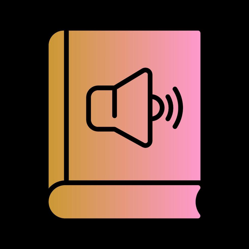 Audio Book Vector Icon
