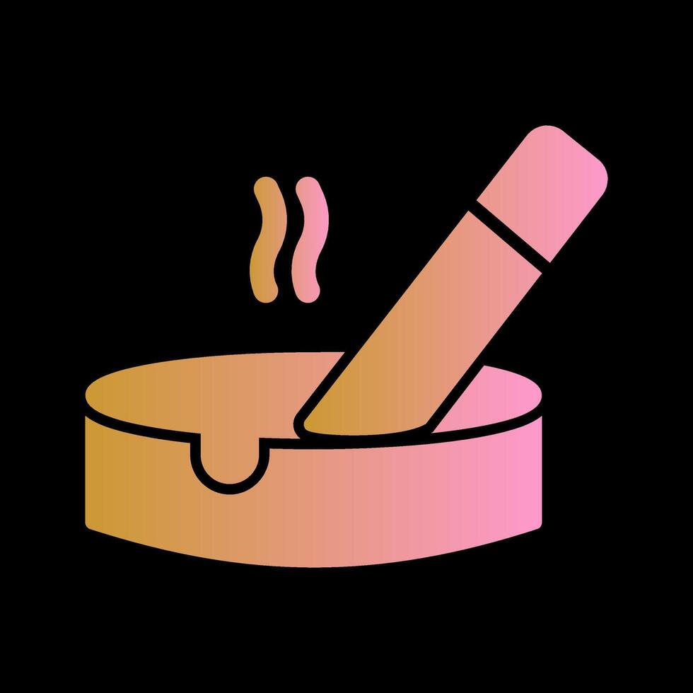 Ashtray Vector Icon