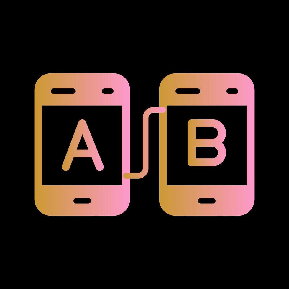 AB Testing Vector Icon