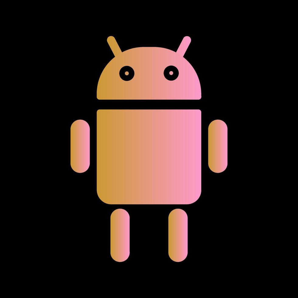 icono de vector de Android