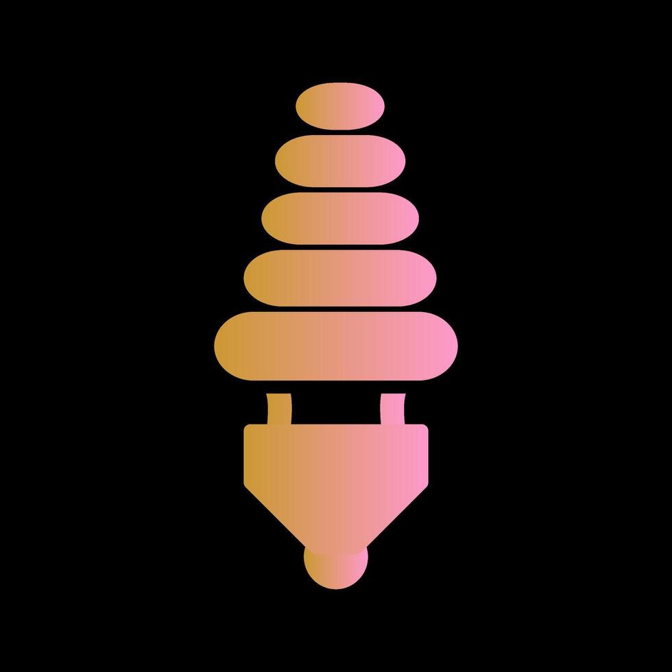 Energy Saver Bulb Vector Icon